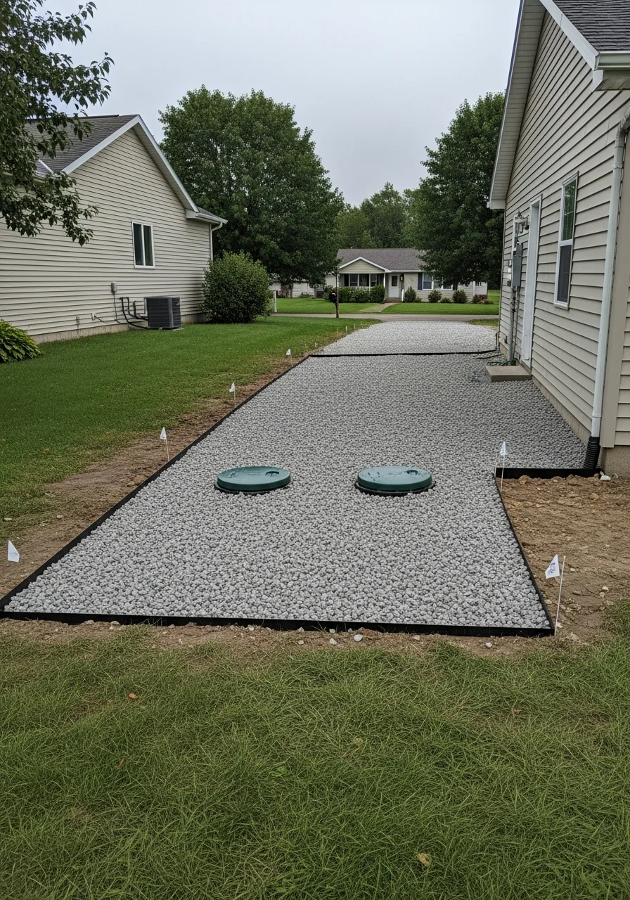 Detail of completed residential work in Washtenaw County showing quality craftsmanship and local building standards.